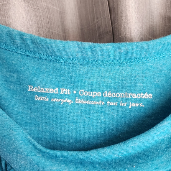 Penningtons Turquoise Blue Tank Top - Picture 2 of 6